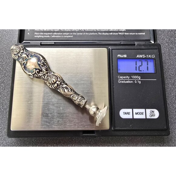 Set Of 6 Antique Wax Seal Stamp Seals Various Handles & Monograms HS286 - Picture 7 of 11